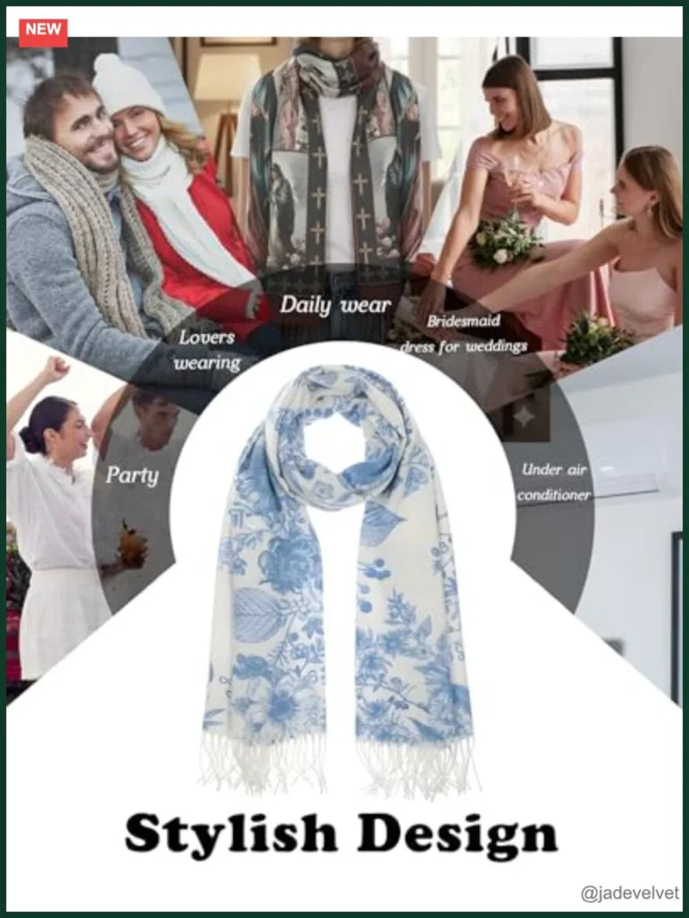 Prayer Shawl Scarf Wrap with Bible Verse Extra Large Cashmere Blend